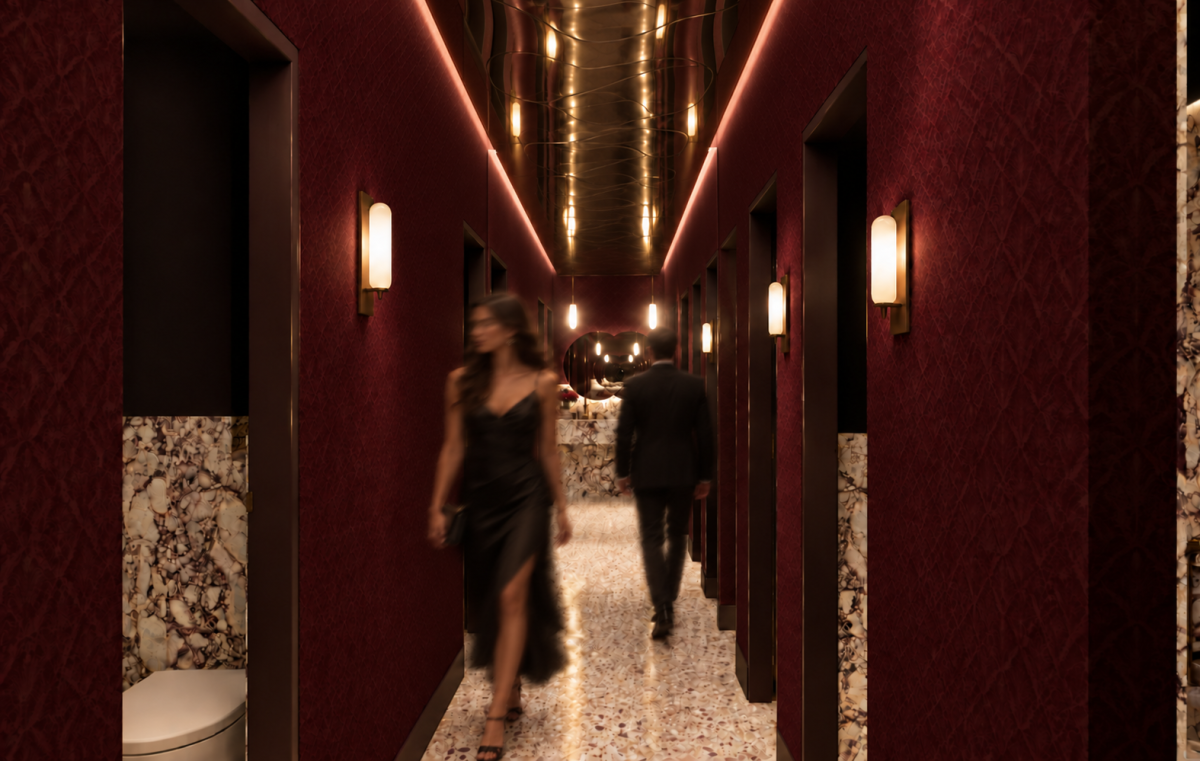 Studio giving form Edge Tower Restaurant Wc