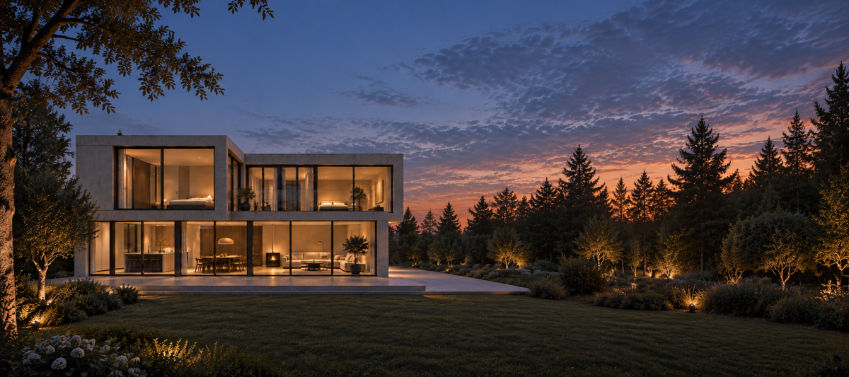 Studio giving form Wandlitz Gartenansicht